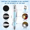 2 Pieces Diamond Painting Pen with Light Drill Diamond Painting Accessories 12 Pen Heads, 2 Anti-Slip Mats, 2 Wax Organizer Cases for DIY Craft Supplies Tools(Blue, Green)